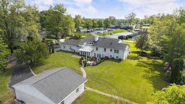 1711 Old Plank Rd, Newburgh, IN 47630 - view from above of property with a tree filled landscape