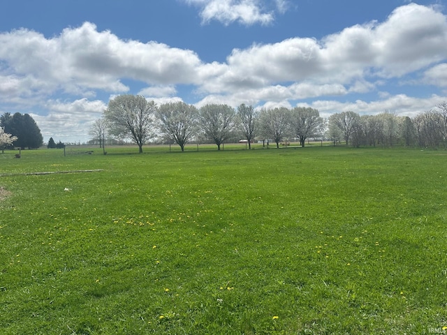 view of landscape with a rural view