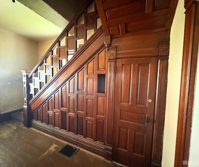 view of stairs