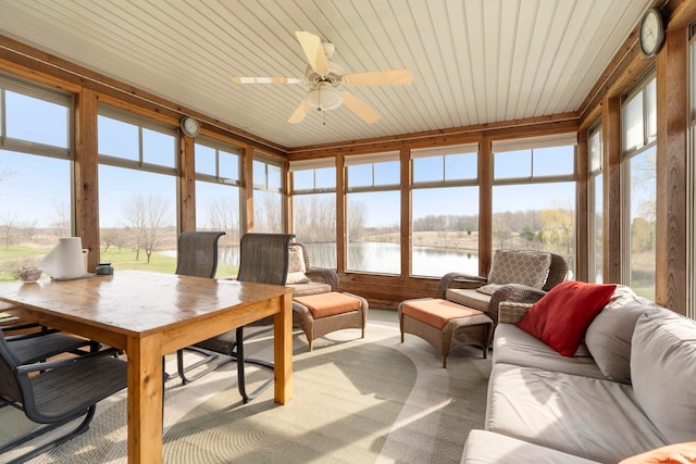 1808 County Road 18th Rd, Waterloo, IN 46793 - sunroom / solarium with a water view