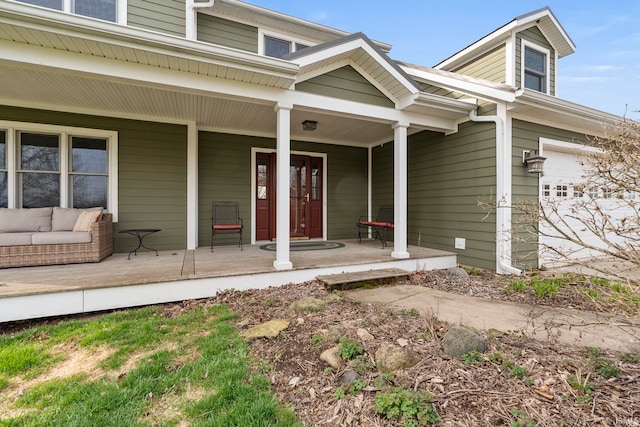 1808 County Road 18th Rd, Waterloo, IN 46793 - doorway to property featuring a porch