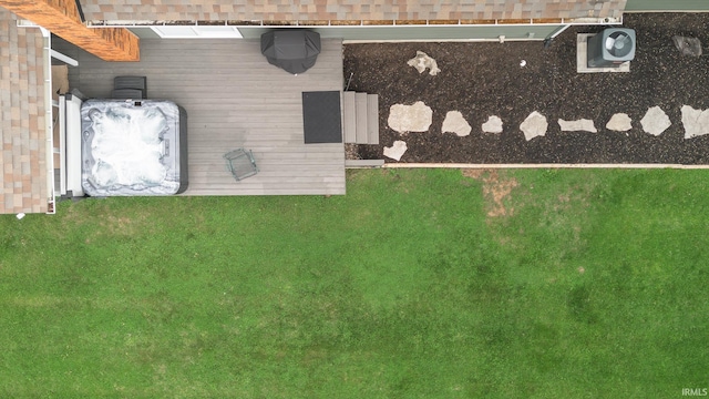 6021 N Timberline Dr, Bloomington, IN 47404 - bird's eye view