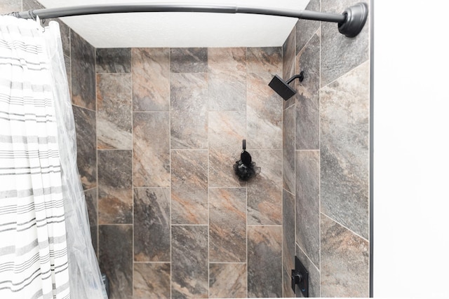 6021 N Timberline Dr, Bloomington, IN 47404 - details featuring tiled shower