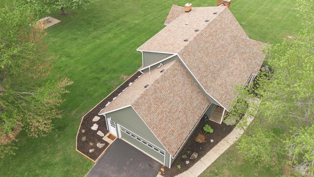 6021 N Timberline Dr, Bloomington, IN 47404 - aerial view