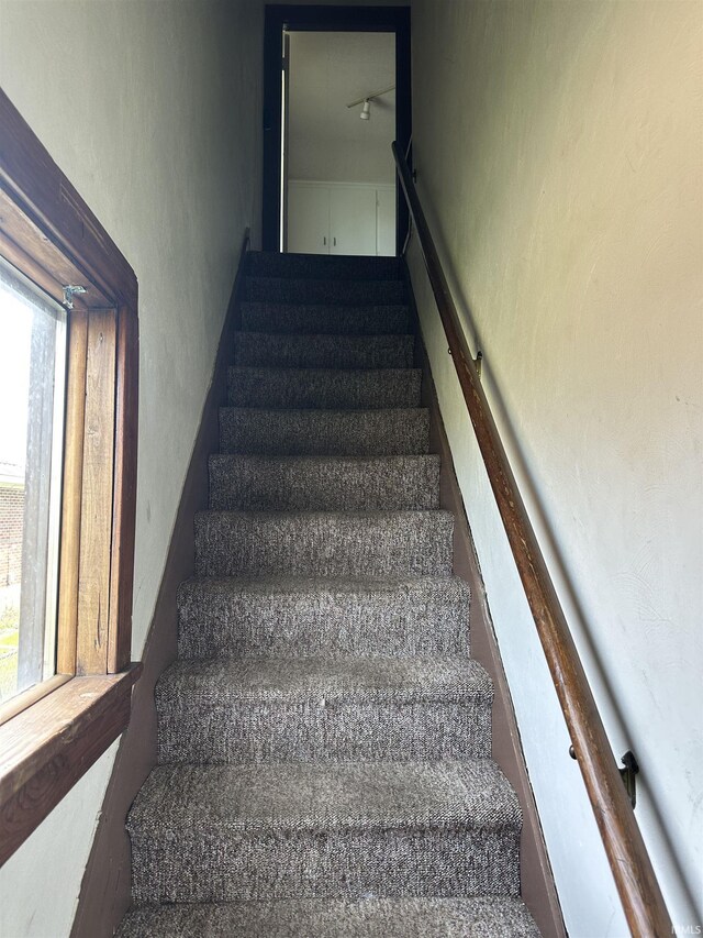 view of staircase