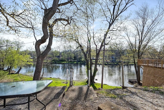 property view of water