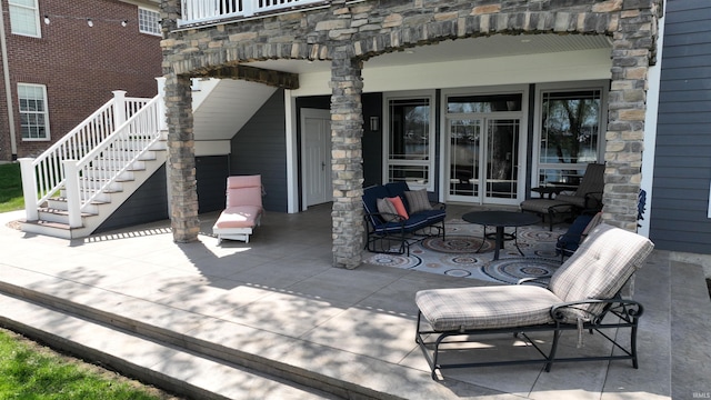view of patio