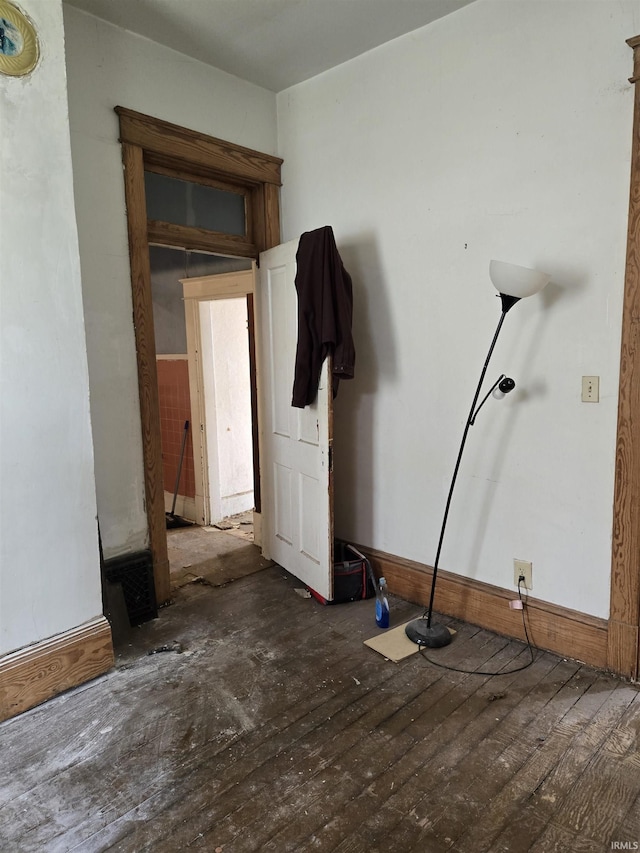 1225 Main St, Vincennes, IN 47591 - spare room with hardwood / wood-style flooring