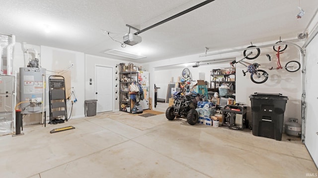 1905 Waynedale Dr, Garrett, IN 46738 - garage with a garage door opener and water heater