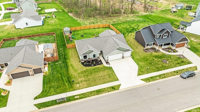 1905 Waynedale Dr, Garrett, IN 46738 - bird's eye view featuring a residential view