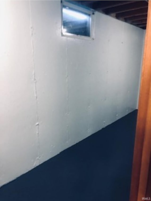 view of basement