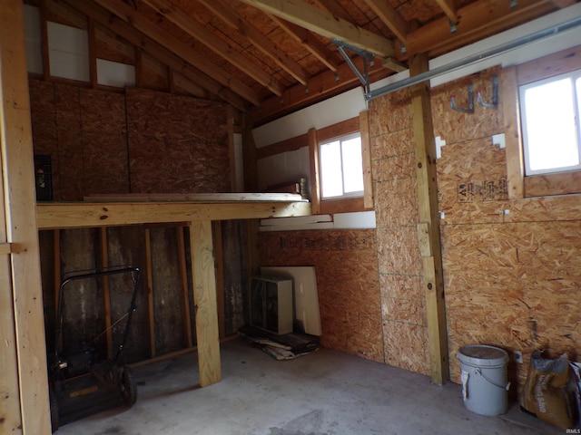 view of basement