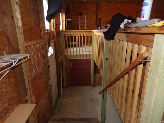 view of stairway