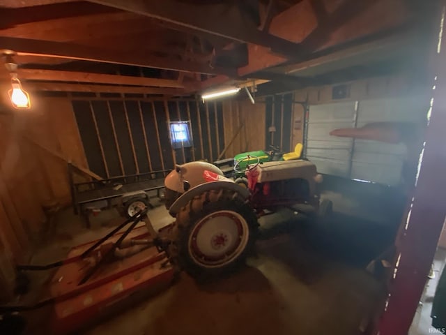 8441 E County Road 650 S, Selma, IN 47383 - interior space with a garage