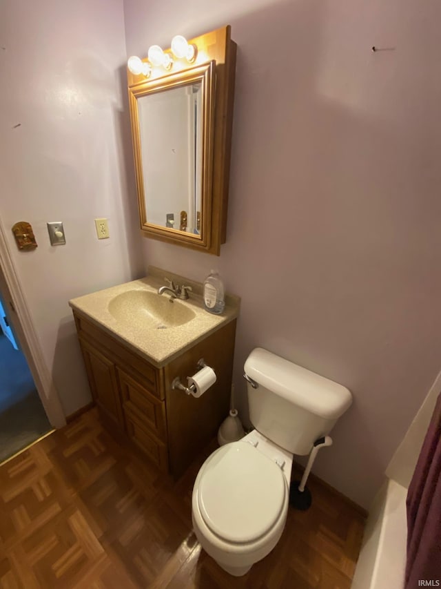 8441 E County Road 650 S, Selma, IN 47383 - bathroom with vanity and toilet