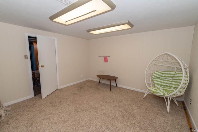 spare room featuring carpet flooring