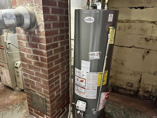 utilities with gas water heater