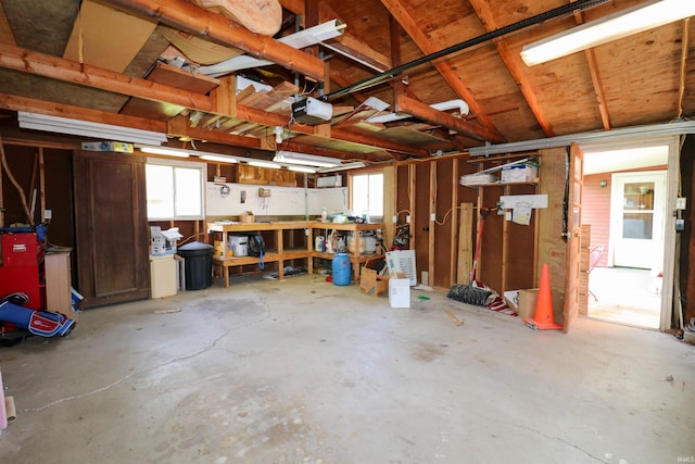 161 Orange Ave, Dunkirk, IN 47336 - garage featuring a garage door opener