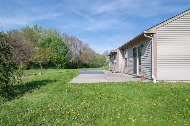 view of yard with a patio