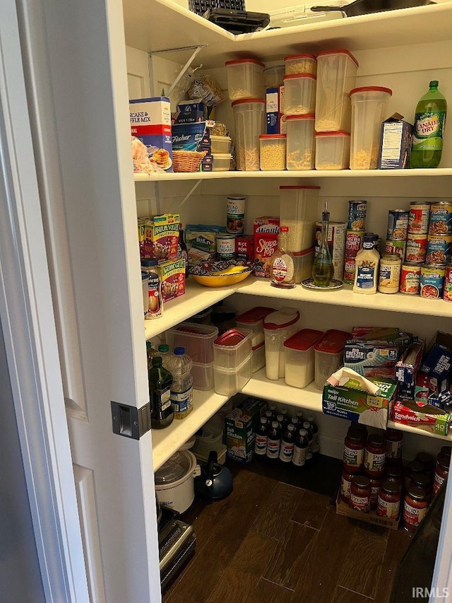 view of pantry