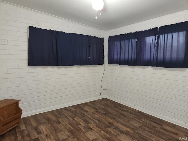 2203 S Valley Ave, Marion, IN 46953 - empty room with baseboards and wood finished floors