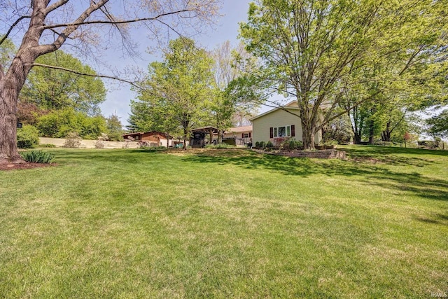 view of yard