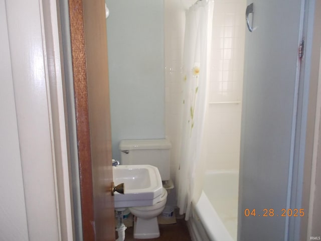full bath featuring toilet