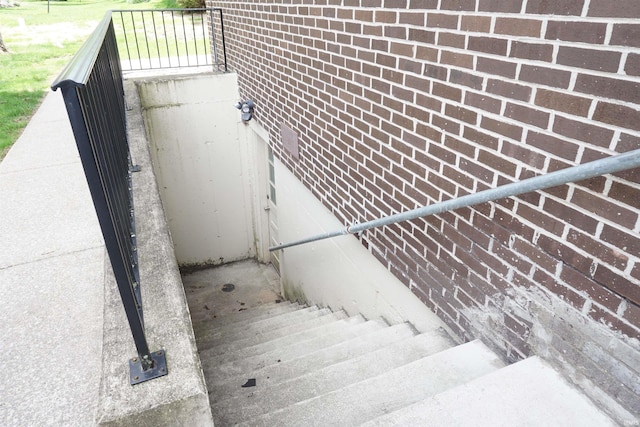 view of stairs
