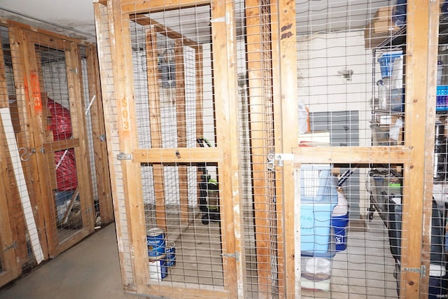 view of storage