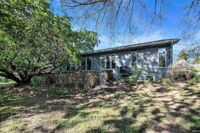 view of back of property