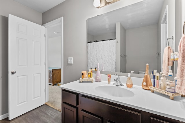 51779 Hannigan Dr, South Bend, IN 46637 - full bath with wood finished floors and vanity