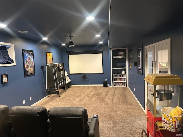 8679 E 850th St, New Carlisle, IN 46552 - carpeted cinema with baseboards