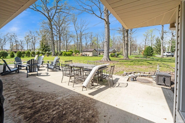 119 Southridge Dr, Fort Wayne, IN 46825 - view of patio / terrace with outdoor dining space