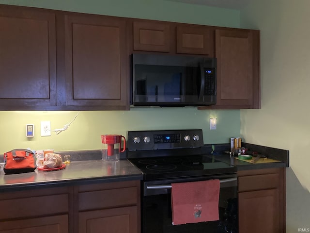 4530 E 700 N, Monterey, IN 46960 - kitchen with black range with electric stovetop