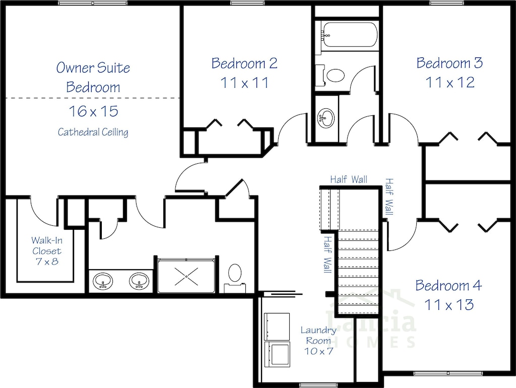 3412 Fawn Creek Blvd, Waterloo, IN 46793 - floor plan / room layout