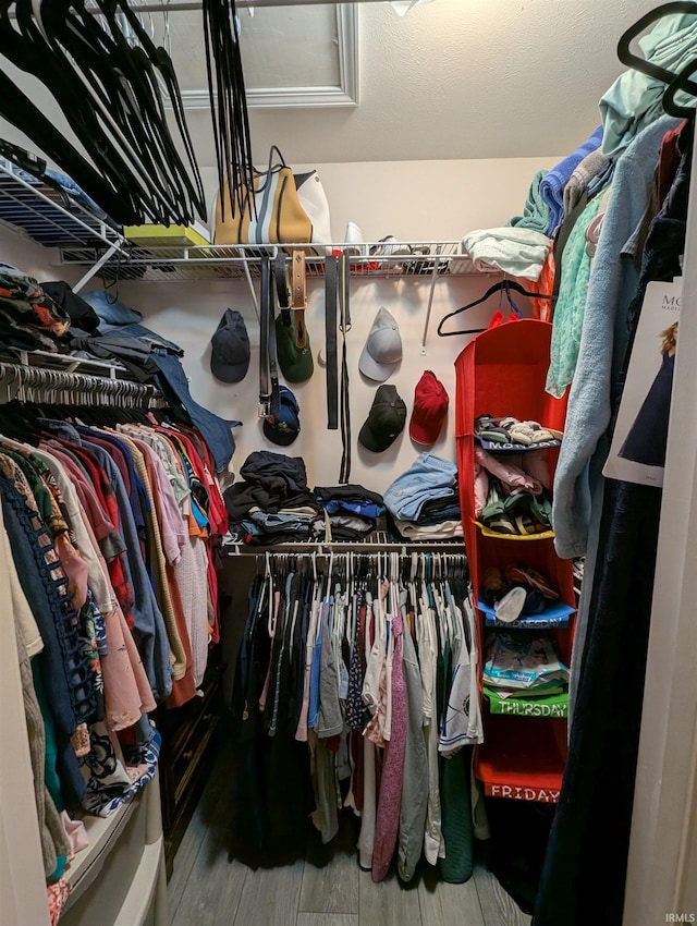 4090 Pinehurst Dr, Jasper, IN 47546 - walk in closet with wood finished floors