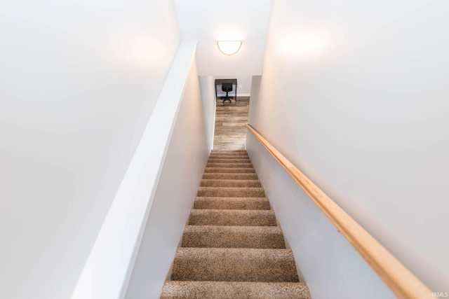 view of staircase