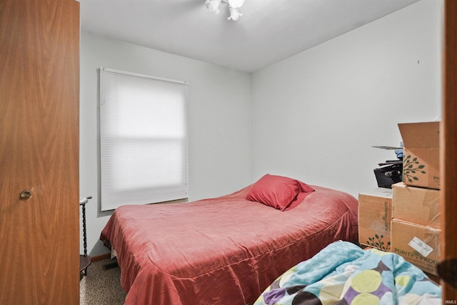 bedroom with carpet flooring