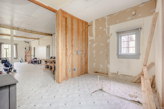 misc room featuring tile patterned floors