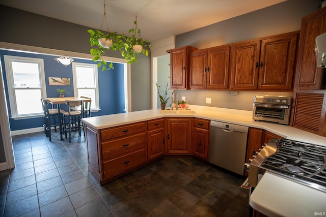 10220 6b Rd, Plymouth, IN 46563 - kitchen with dishwasher, a sink, and light countertops