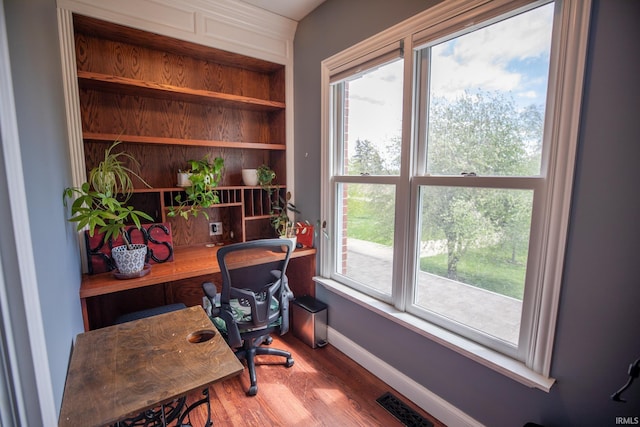 10220 6b Rd, Plymouth, IN 46563 - office with wood finished floors and baseboards