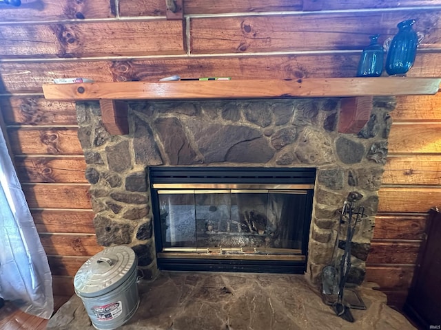 2340 W County Rd 550 S, Paoli, IN 47454 - room details with a fireplace