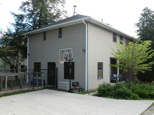 view of home's exterior featuring a patio