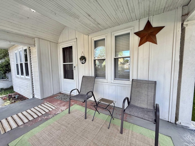 view of patio / terrace featuring a porch