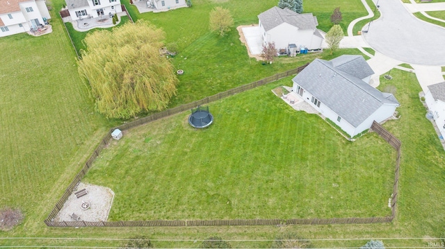 drone / aerial view featuring a residential view