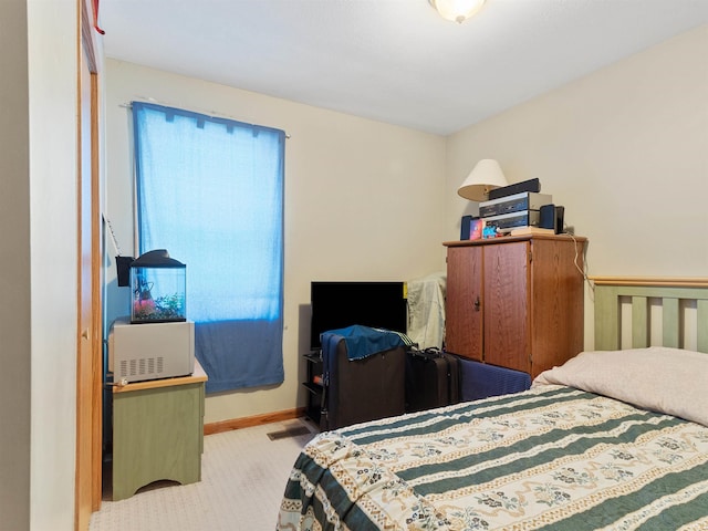 bedroom with carpet flooring