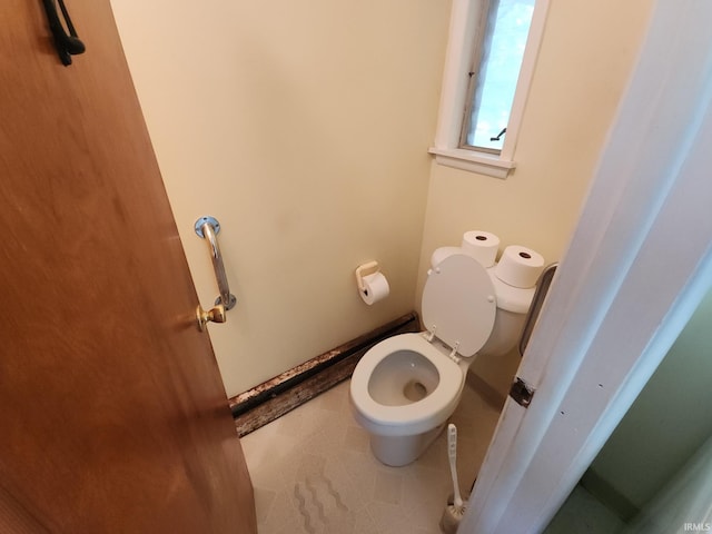 2708 Elmwood Dr, Logansport, IN 46947 - bathroom with tile patterned floors and toilet