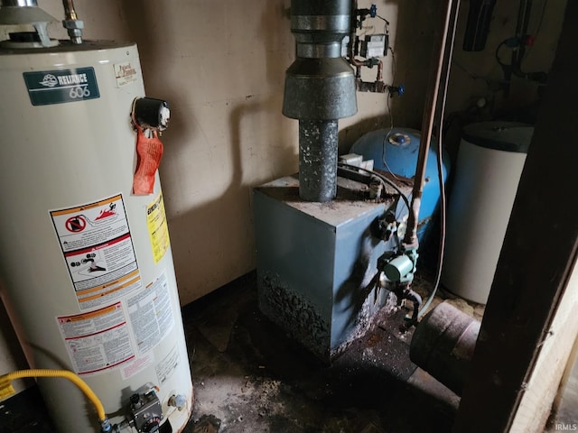 2708 Elmwood Dr, Logansport, IN 46947 - utilities featuring gas water heater