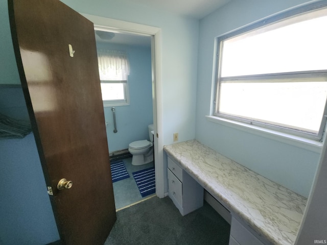 2708 Elmwood Dr, Logansport, IN 46947 - bathroom with toilet and a healthy amount of sunlight