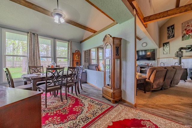 479 W 250 S, Wabash, IN 46992 - dining space featuring ceiling fan and wood finished floors